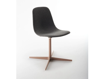 COUPÉ CR UP - Swivel with 4-spoke base fabric chair by SOFTLINE 1979 - view 2